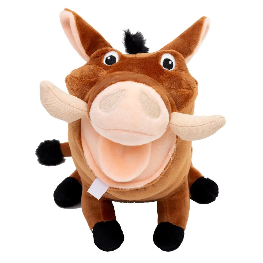 Dog Toy Squeaker Plush - Disney The Lion King Pumbaa Full Body Pose Dog Toy Squeaky Plush