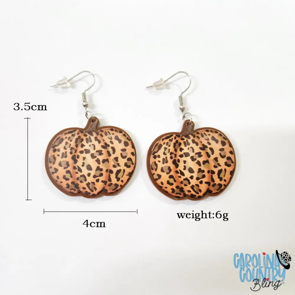 Pumpkin Patch – Orange Earrings