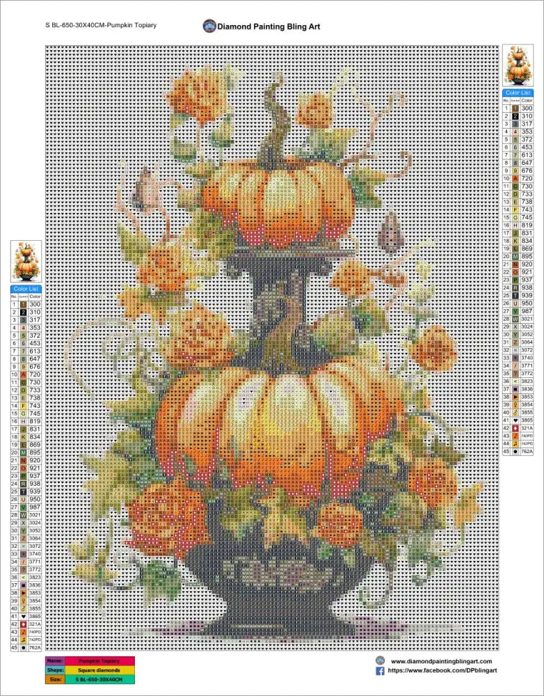 Pumpkin Topiary - Art & Craft Kits