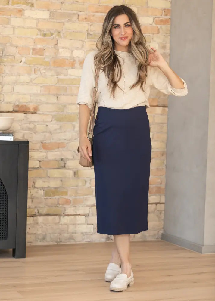 Quinn Midi Skirt 31 Inch - FINAL SALE - IC Skirts