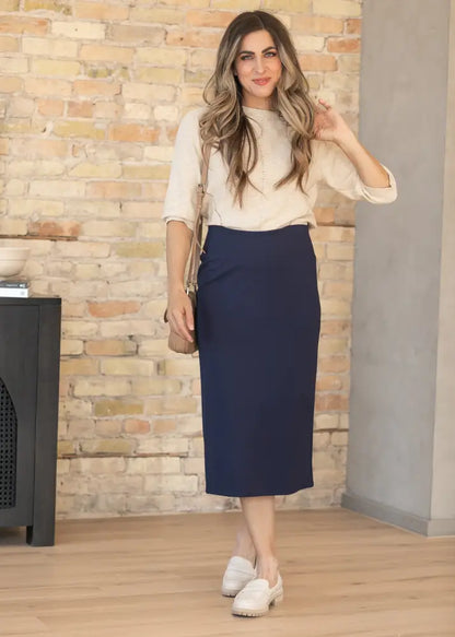 Quinn Midi Skirt 31 Inch - FINAL SALE - IC Skirts