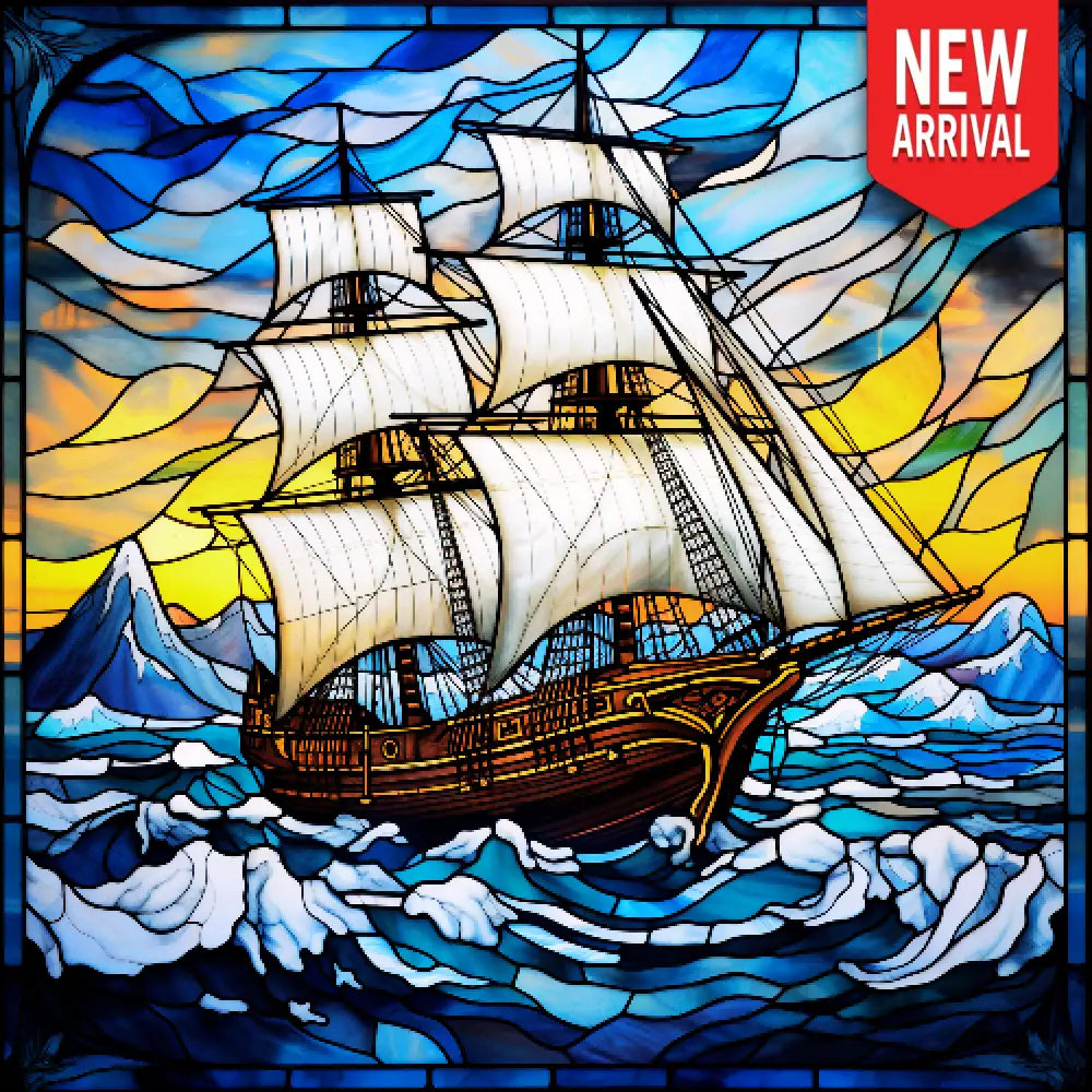 Radiance Sailing the Seas Stained Glass - Art & Craft Kits