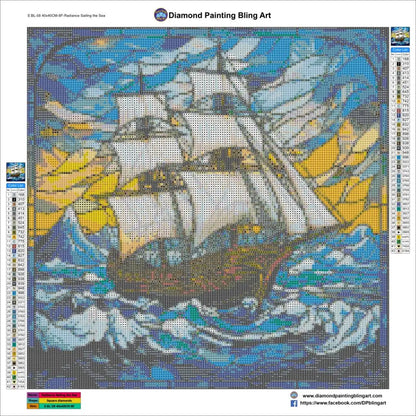 Radiance Sailing the Seas Stained Glass - Art & Craft Kits
