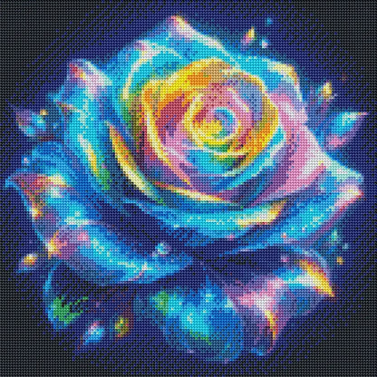 Radiant Rainbow Rose Crystal - Art & Craft Kits