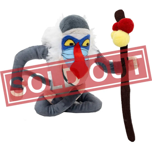 Dog Toy Squeaker Plush - Disney The Lion King Rafiki Full Body Pose Dog Toy Squeaky Plush