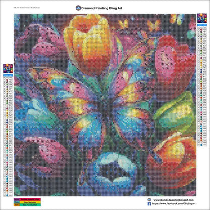 Rainbow Butterfly Tulips - Art & Craft Kits