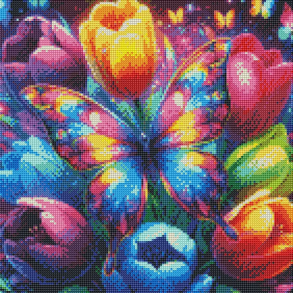 Rainbow Butterfly Tulips - Art & Craft Kits