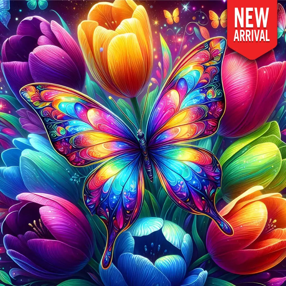 Rainbow Butterfly Tulips - Art & Craft Kits