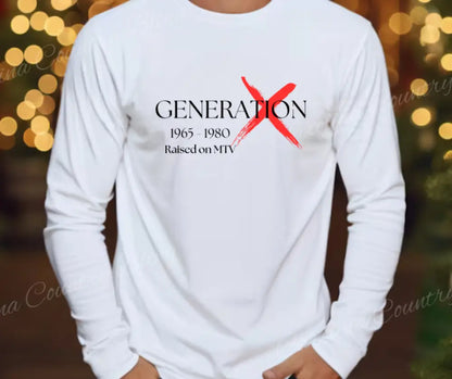 Raised on MTV – Multi Small / Long Shirt