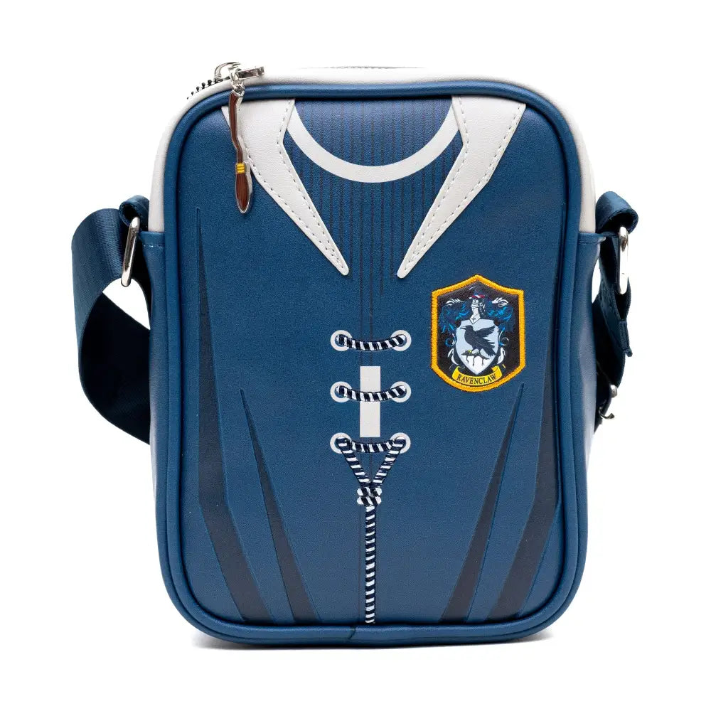 The Wizarding World of Harry Potter Vegan Leather Crossbody Bag with Adjustable Straps Hogwarts Ravenclaw Quidditch