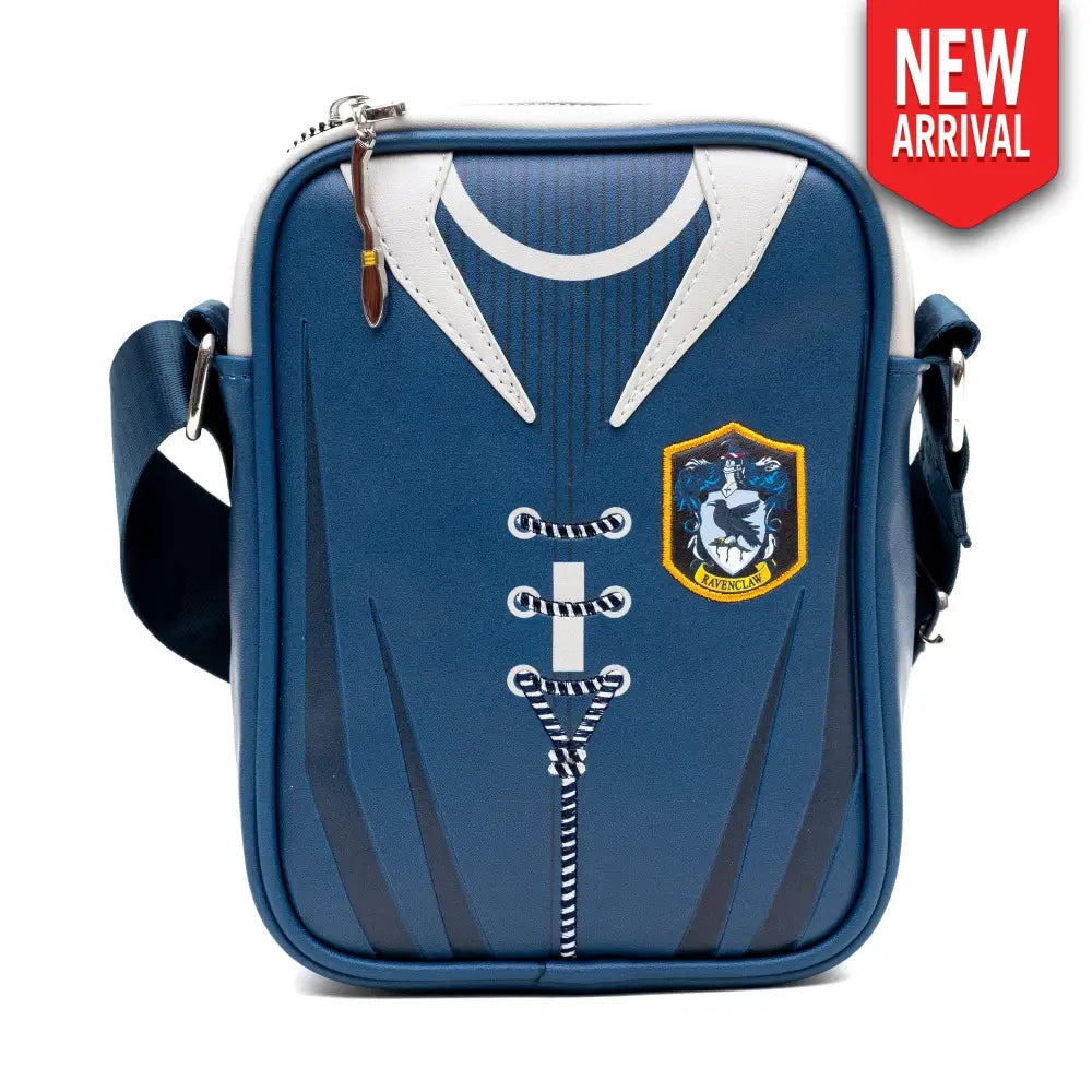 The Wizarding World of Harry Potter Vegan Leather Crossbody Bag with Adjustable Straps Hogwarts Ravenclaw Quidditch