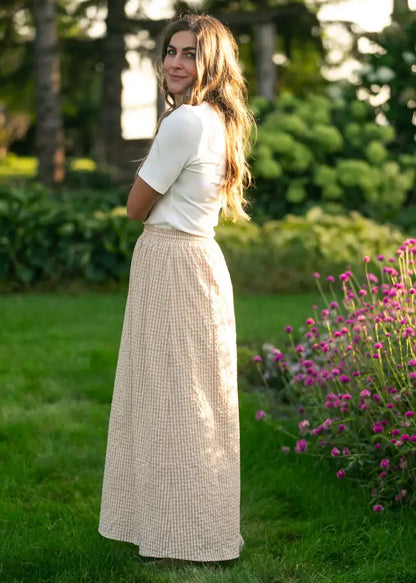 Rayne Modern Gingham Maxi Skirt - IC Skirts