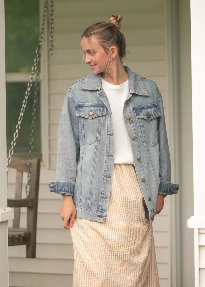 Rayne Modern Gingham Maxi Skirt - IC Skirts