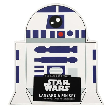 Rebels & Droids Star Wars Lanyard With 2 Enamel Pins Boxed Set Lanyards