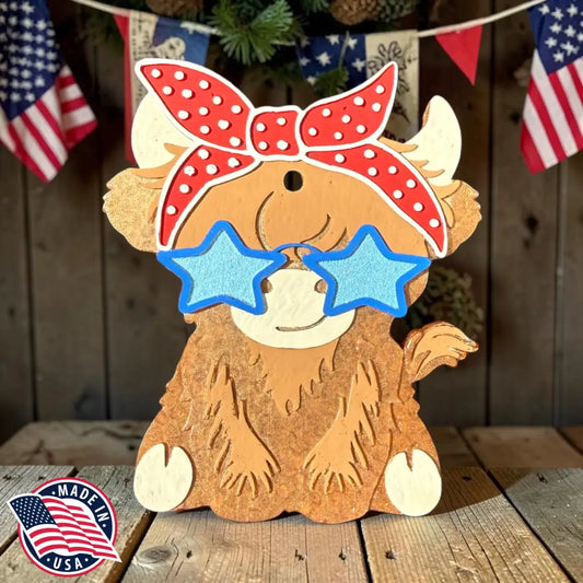 Red White and Moo Freshie