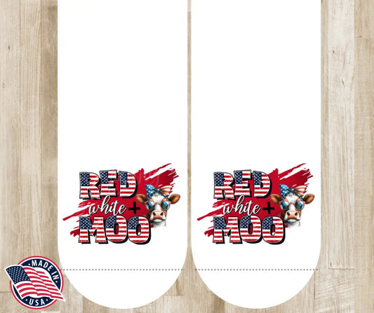 Red White & Moo – Multi Socks