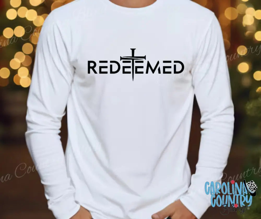 Redeemed – Multi Small / White Long Sleeve Shirt