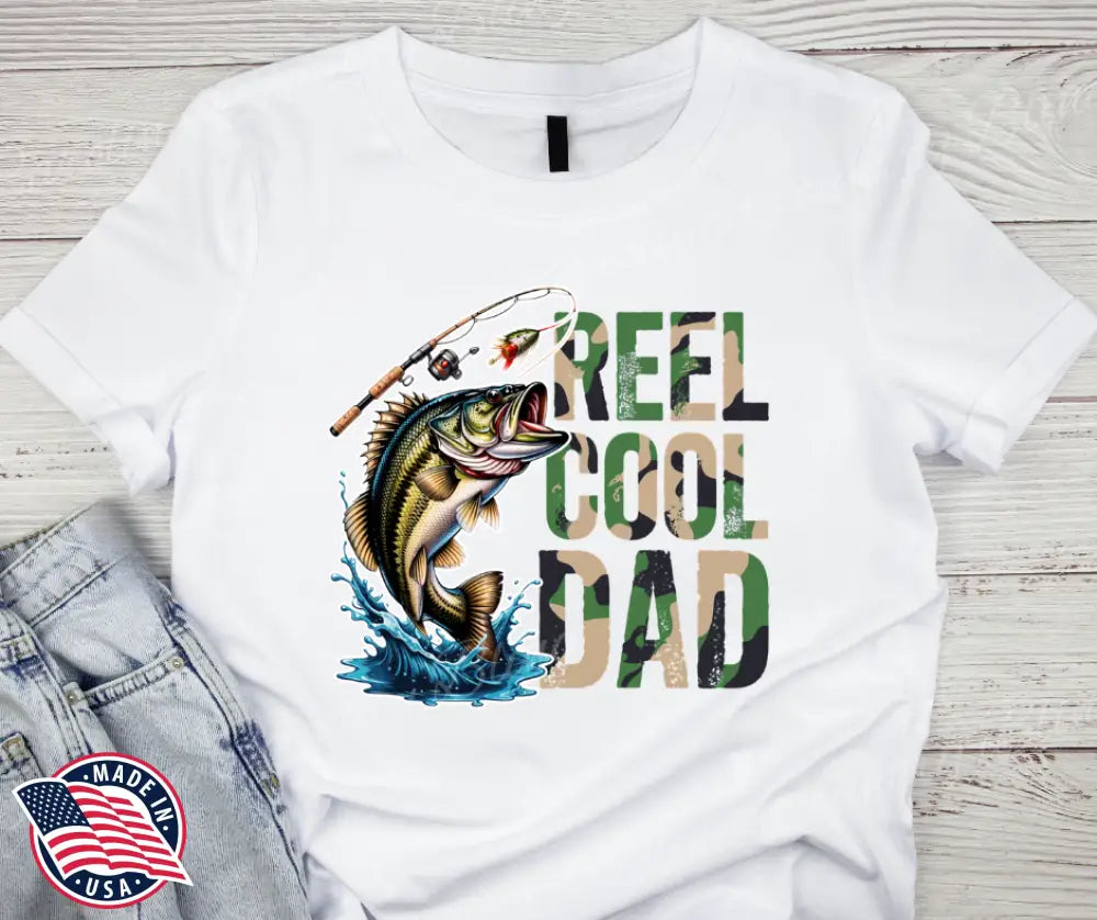 Reel Cool Dad - Multi - Small / Short - Shirt