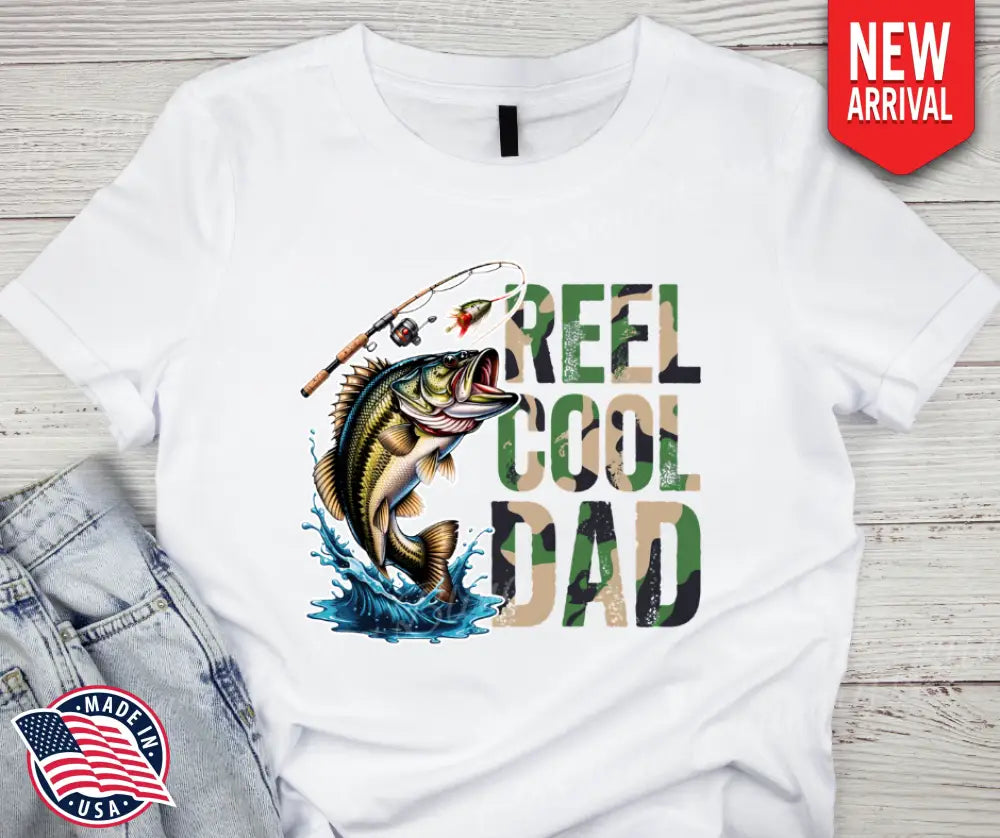 Reel Cool Dad - Multi - Small / Short - Shirt