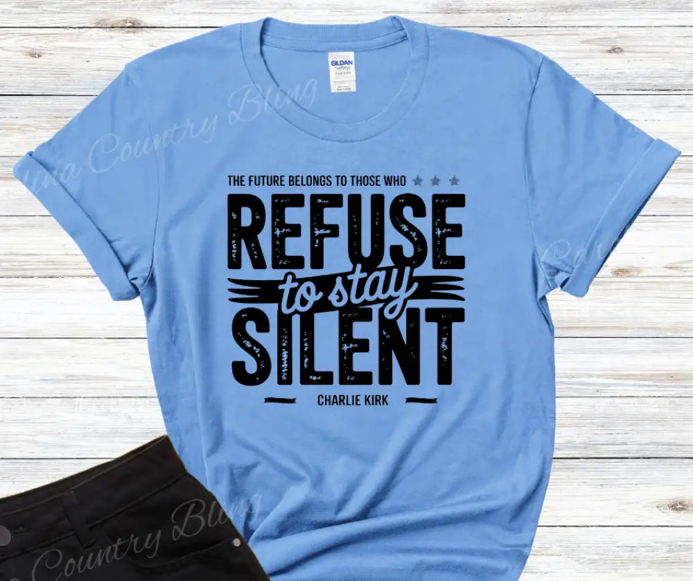 Refuse to Stay Silent - Multi Small / Short / Blue Shirt
