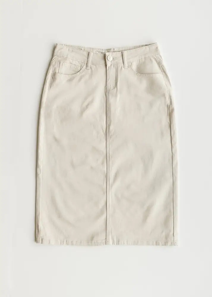 Remi Cloud Denim Midi Skirt IC Skirts