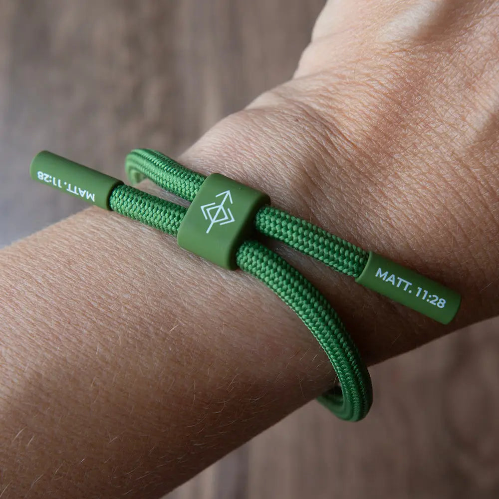 Rest and Reset Matthew 11:28 bracelet