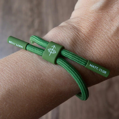 Rest and Reset Matthew 11:28 bracelet