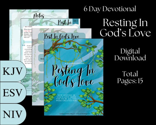 Resting In God’s Love - 6 Day Devotional Digital Download