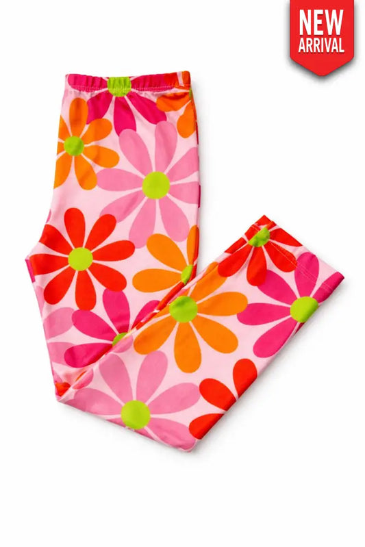 Retro Daisies Leggings - Leggings