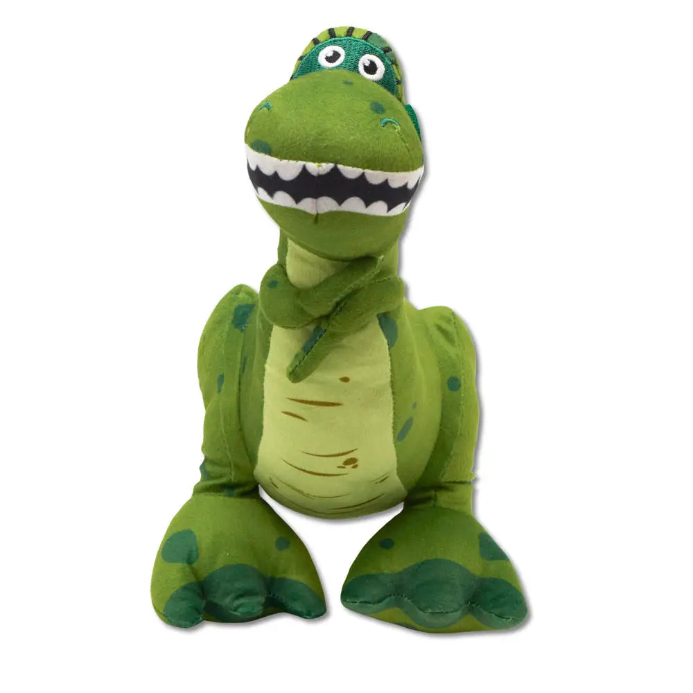 Rex - Green - Dog Toy Squeaky Plush