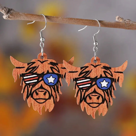 Rocking Moo-Erica – Multi Earrings