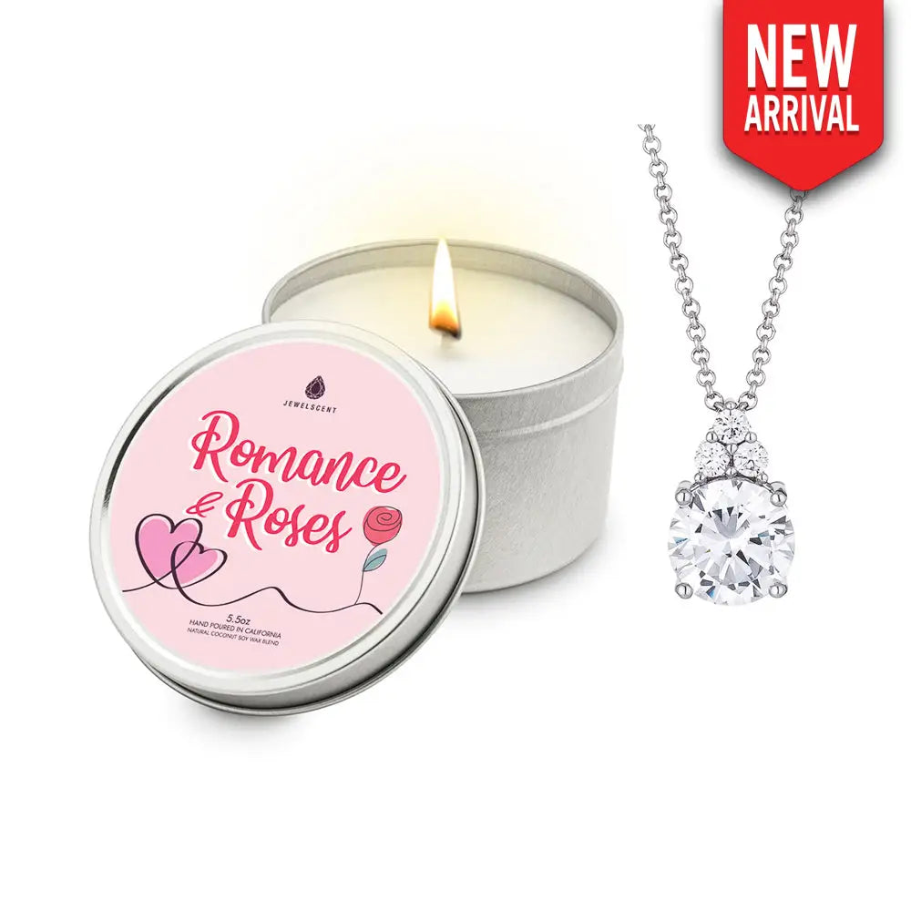 Romance & Roses Tin Candle Tin