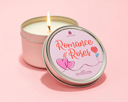 Romance & Roses Tin Candle Tin