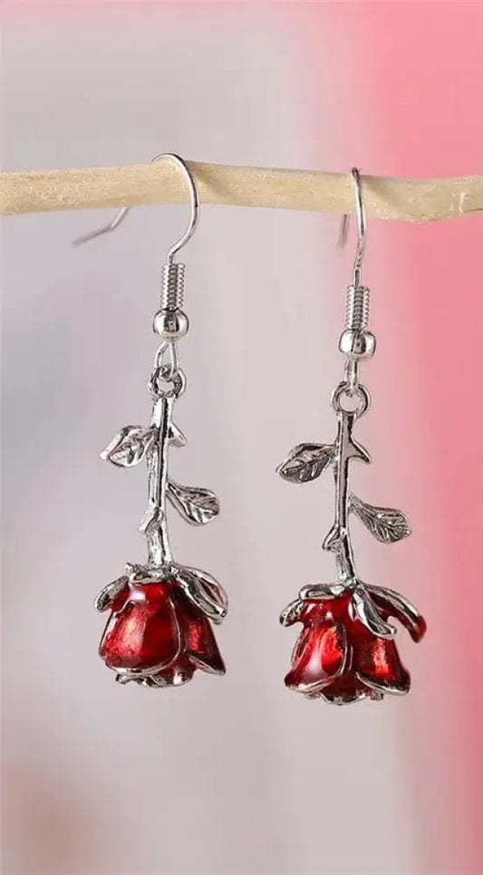 Roses Are Red – Earrings