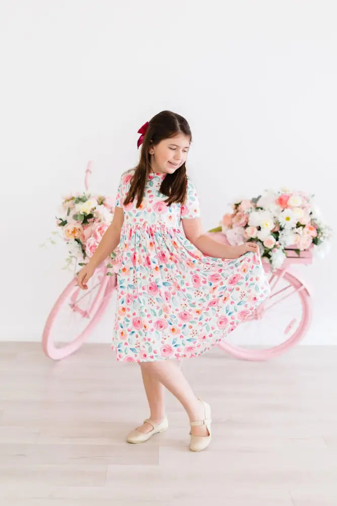 Rosettes S/S Pocket Twirl Dress - Twirl Pocket Dress S/S