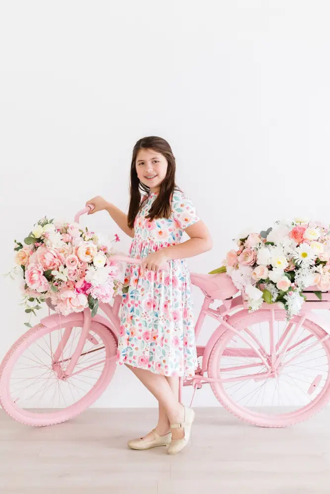 Rosettes S/S Pocket Twirl Dress - Twirl Pocket Dress S/S