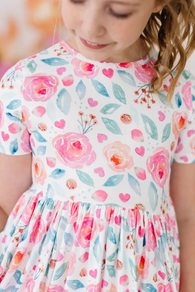 Rosettes S/S Pocket Twirl Dress - Twirl Pocket Dress S/S