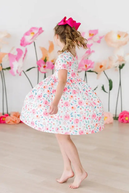 Rosettes S/S Pocket Twirl Dress - Twirl Pocket Dress S/S