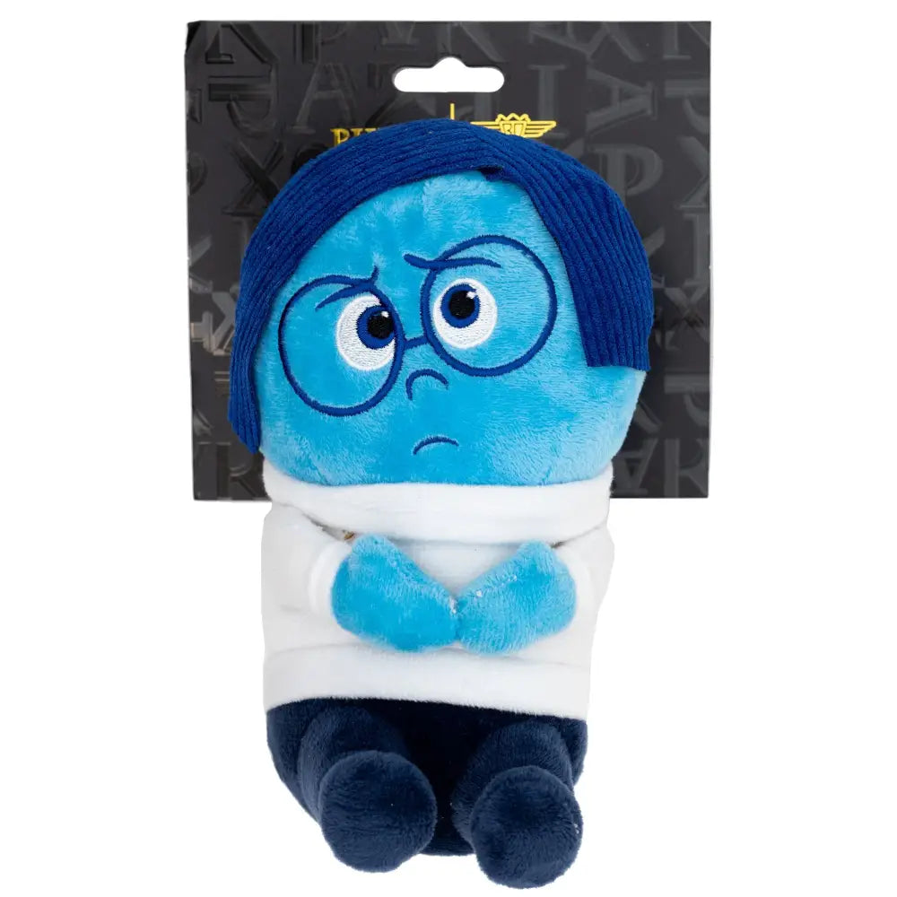 Dog Toy Squeaker Plush - Pixar Inside Out Sadness Full Body Pose Dog Toy Squeaky Plush