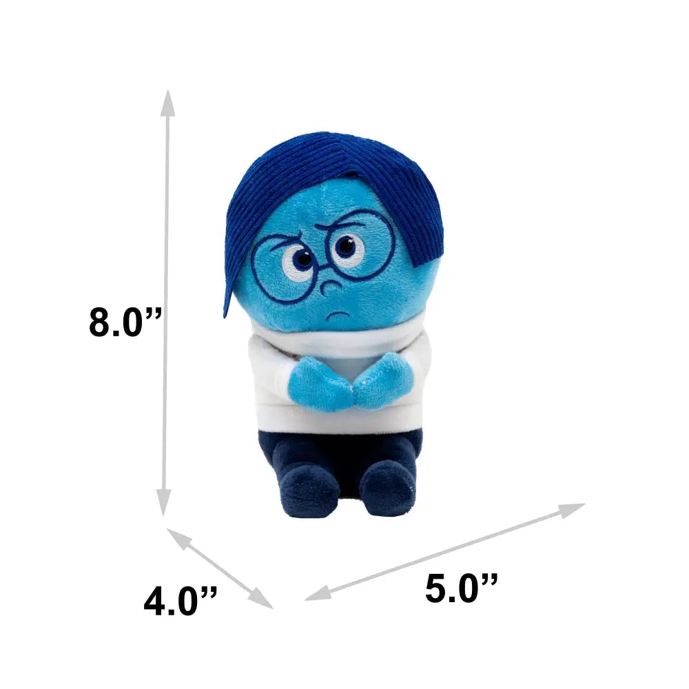Dog Toy Squeaker Plush - Pixar Inside Out Sadness Full Body Pose Dog Toy Squeaky Plush