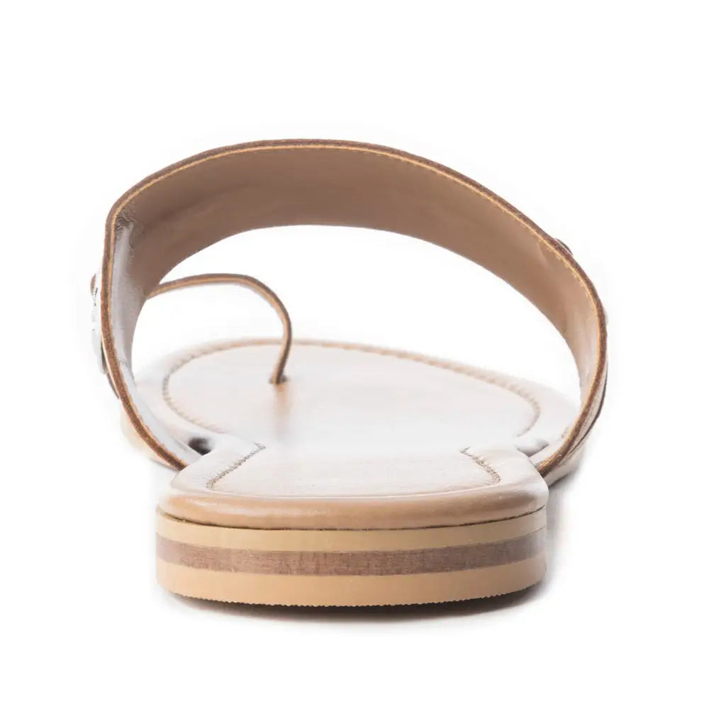 Sagebrush Concho Sandals In White - Shoes