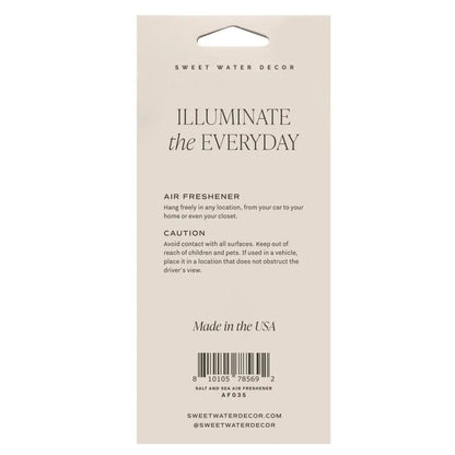 Salt and Sea Hanging Air Freshener - Air Freshener