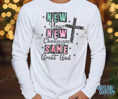 Same Great God – White Small / Long Shirt