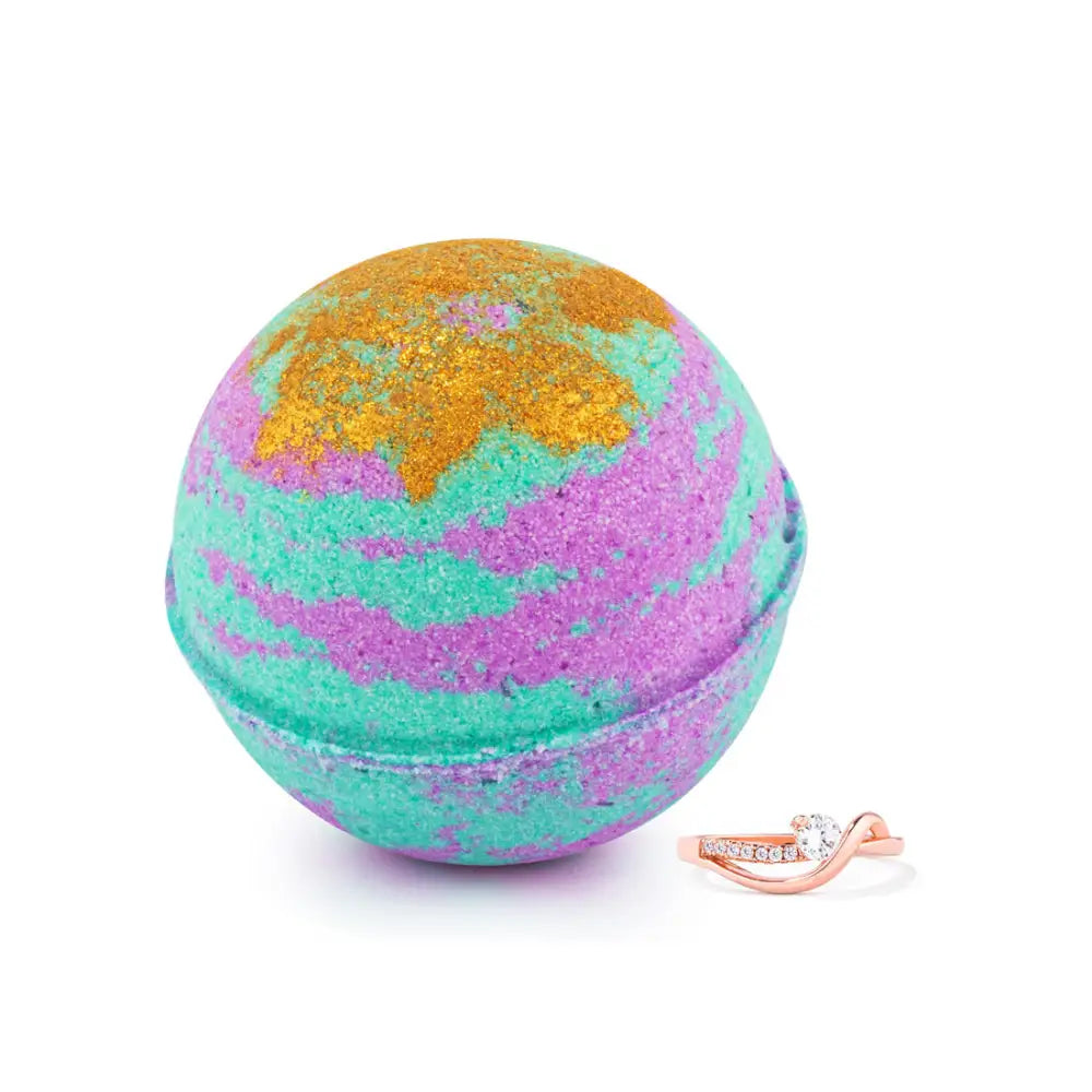 Santal Vanilla 10oz Mystery Jewelry Bath Bomb - Bath Bomb