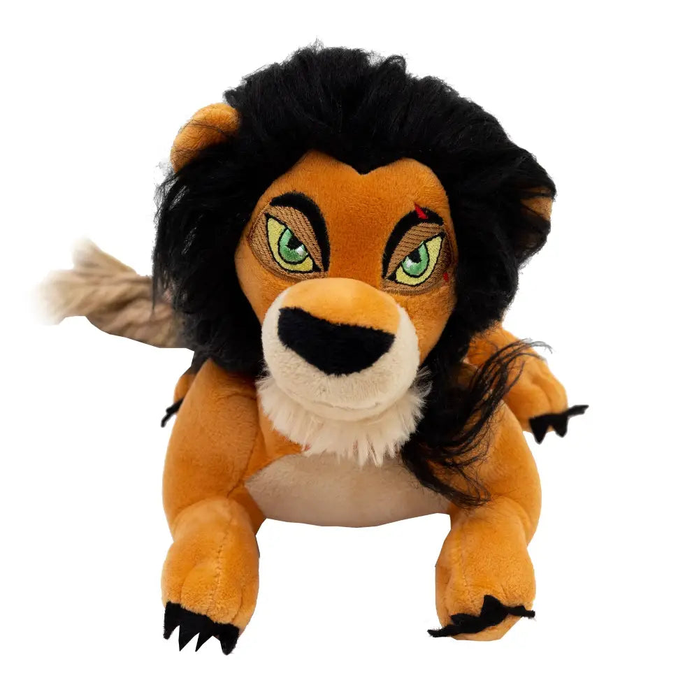 Dog Toy Squeaker Plush - Disney The Lion King Scar Full Body Pose with Rope Tail Dog Toy Squeaky Plush