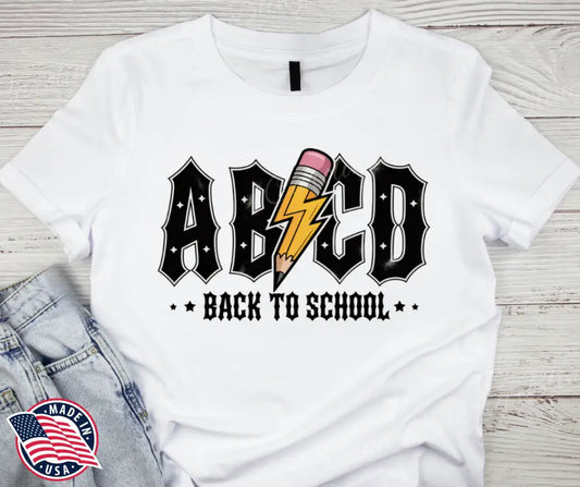 School Rocks – White Small / Short Shirt