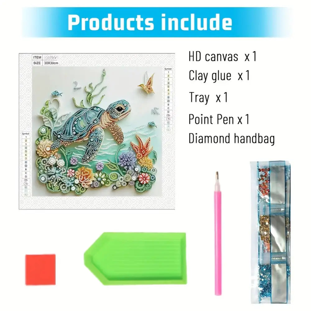 Sea Turtle Oasis Partial - Art & Craft Kits