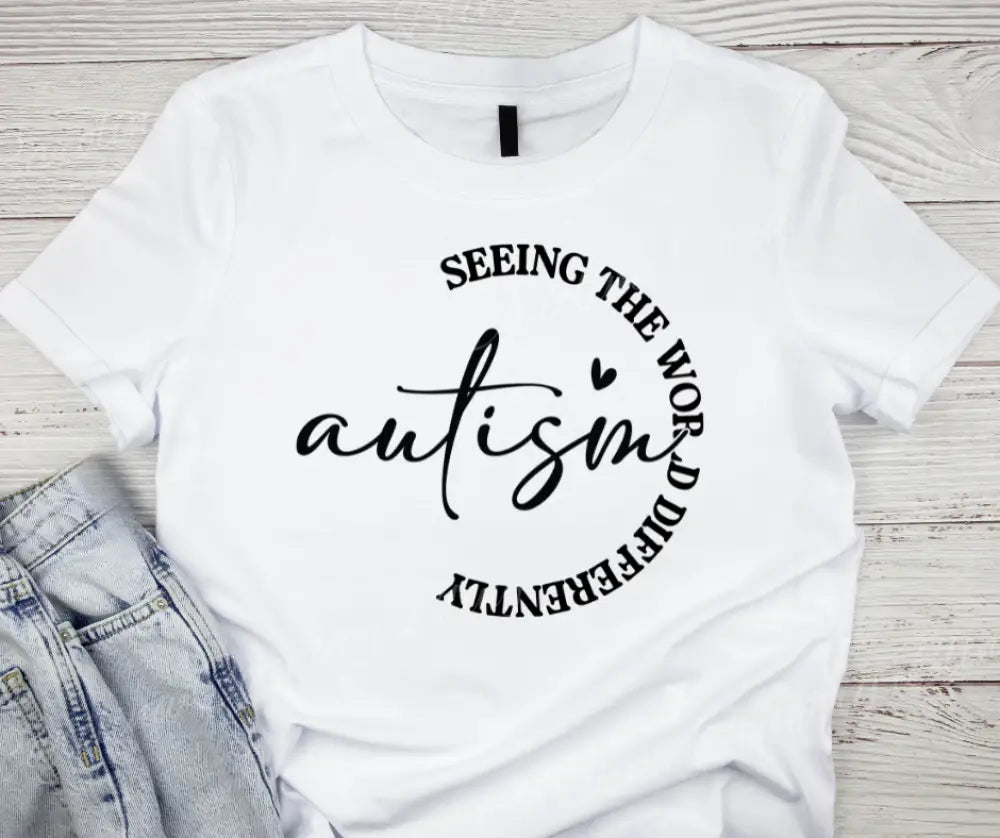 Seeing The World Different – Multi Small / Short / White Short Sleeve Shirt