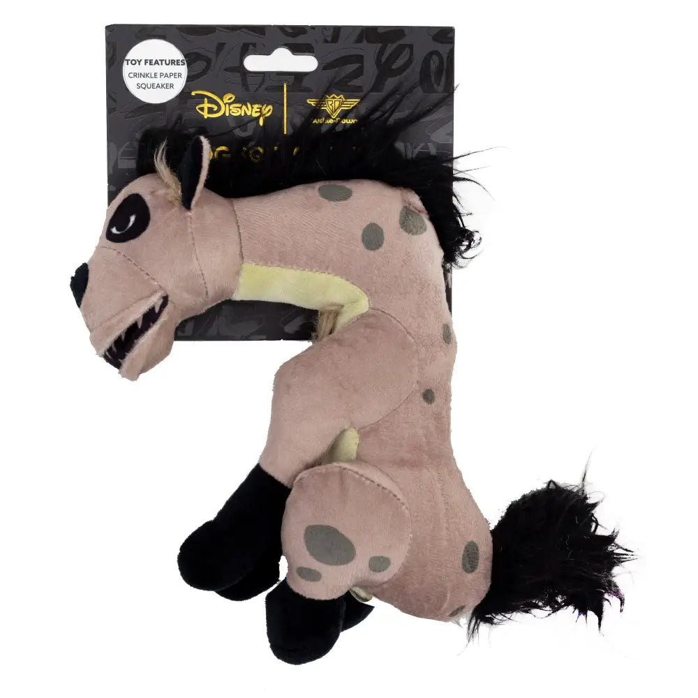 Dog Toy Squeaker Plush - Disney The Lion King Shenzi Hyena Full Body Pose Dog Toy Squeaky Plush