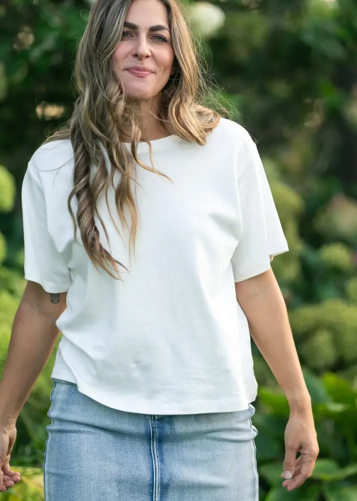 Short Sleeve Essential Relaxed T-shirt - IC Tops
